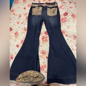 L&B leopard jeans